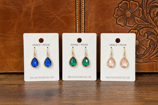 Brynn Crystal Drop Earrings