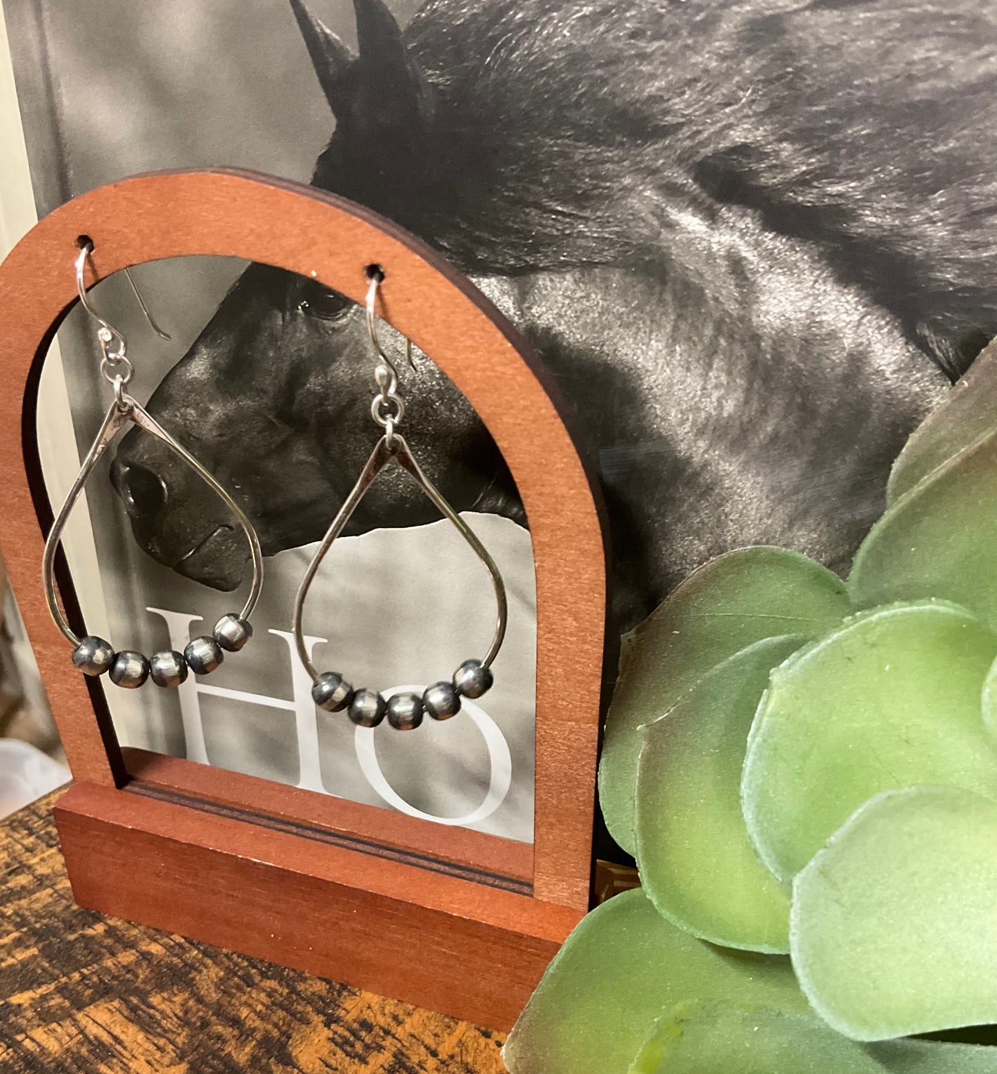 She's Gritty Sterling Earrings