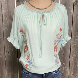 Joy Embroidered Top