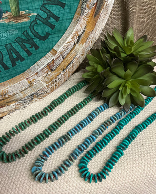 faux turquoise necklace colorful rustic luxe statement piece