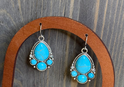 Wild Lace Stone Earrings