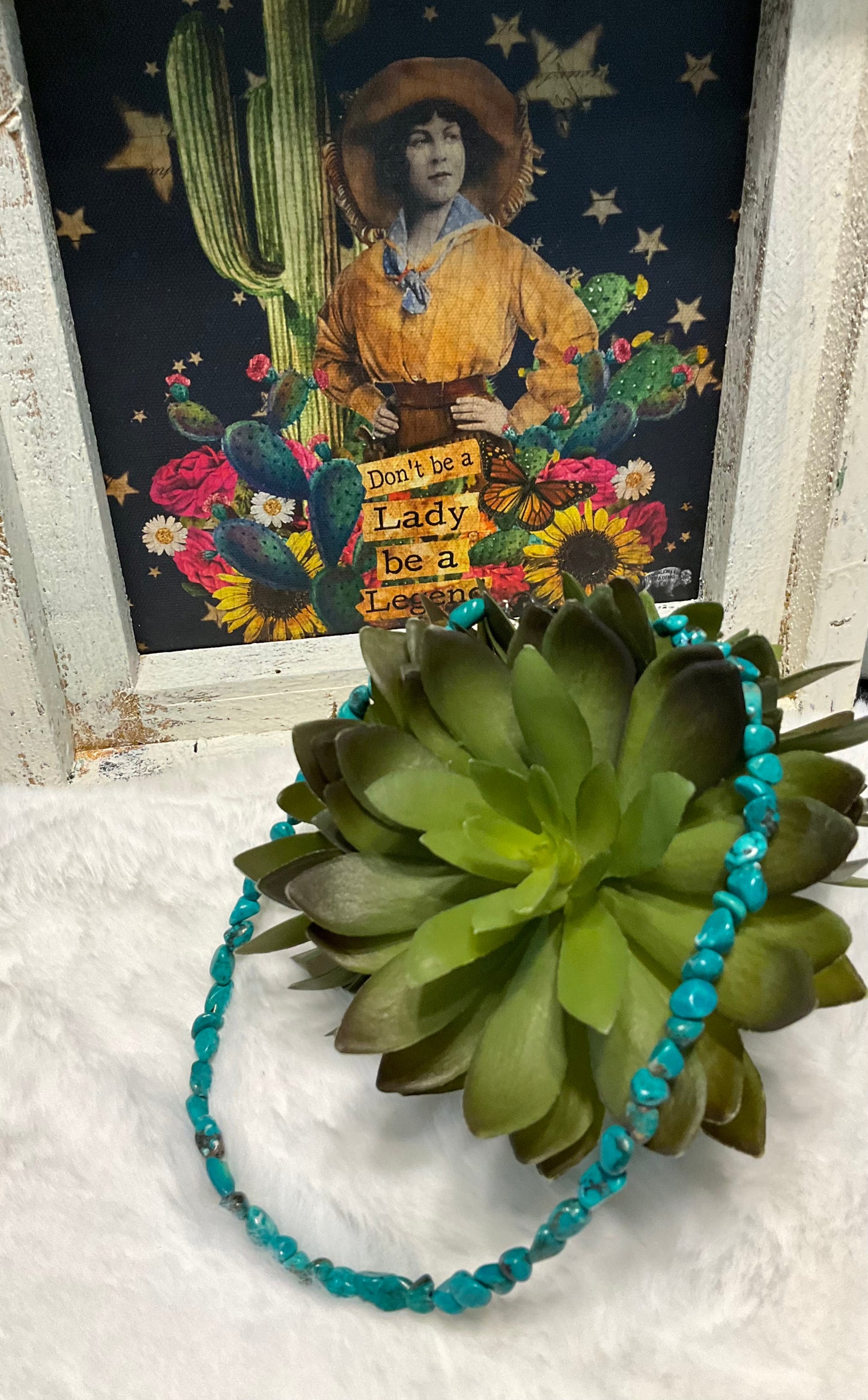 Fayette Faux Turquoise Choker