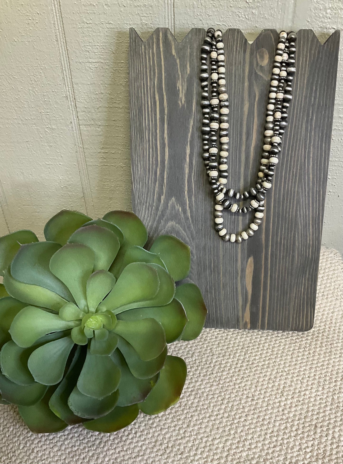 Gritty Grace 3 Strand Necklace