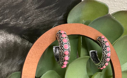 Stagecoach Hoop Earrings