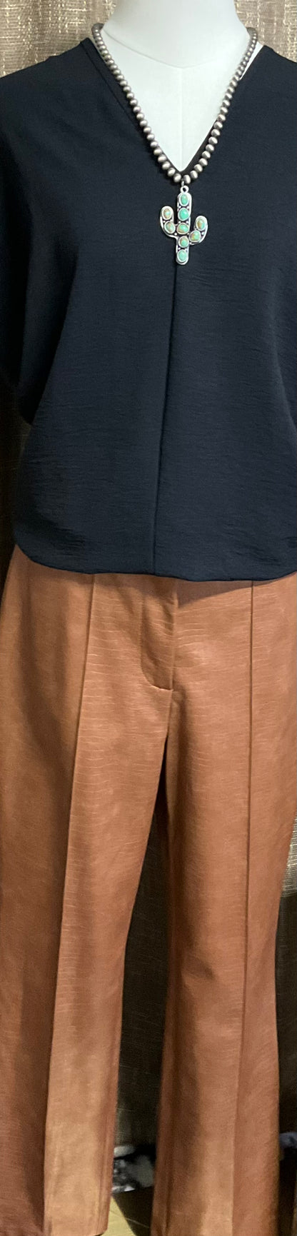 Camile Faux Leather Pants