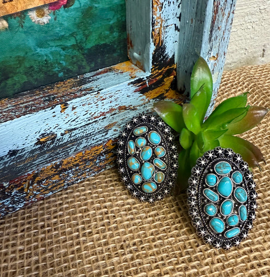 Turquoise Twelve Ring