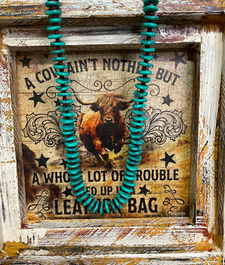 vibrant turquoise necklace boutique statement jewelry