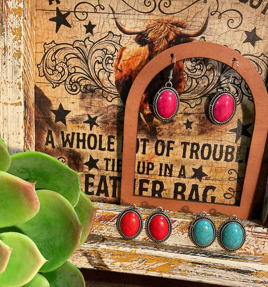 Crimson Canyon Earrings