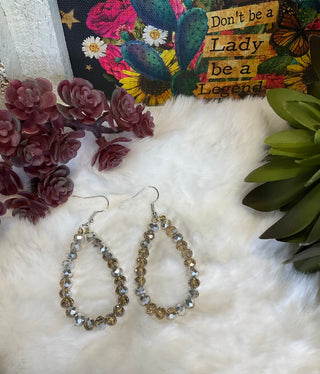 Crystal Queen Beaded Earrings