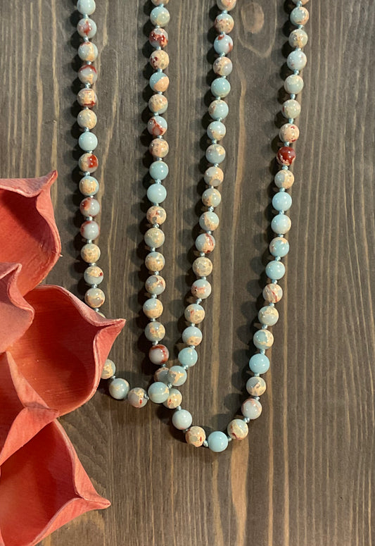 Harbor Mist Jasper Necklace