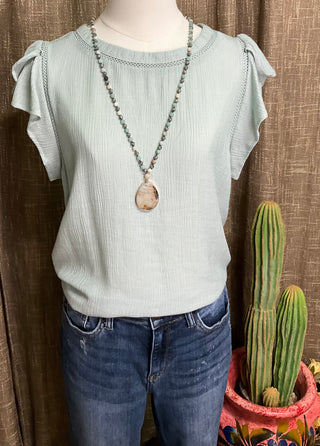 April Tulip Sleeve Top