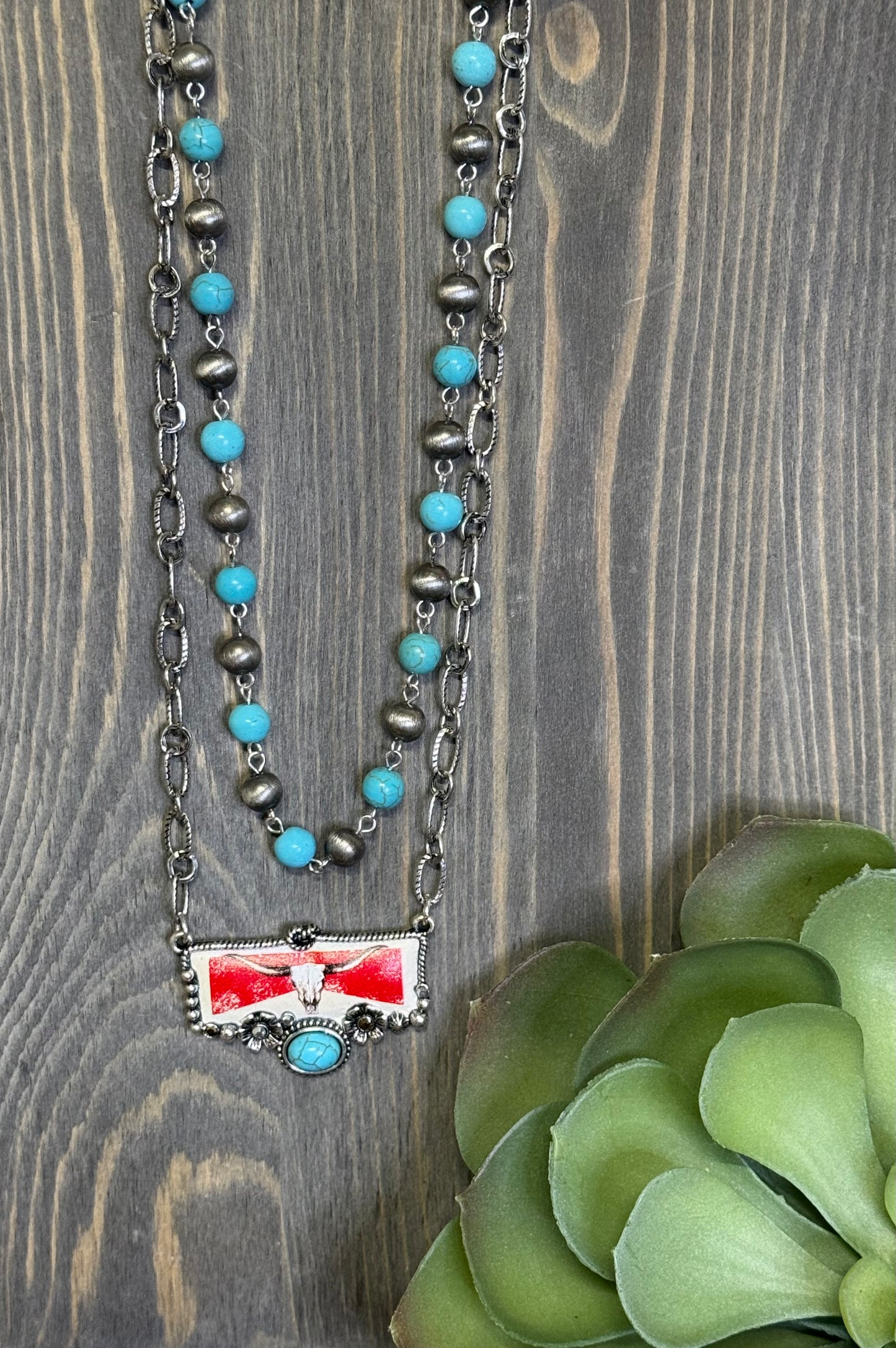 Longhorn Lager Necklace