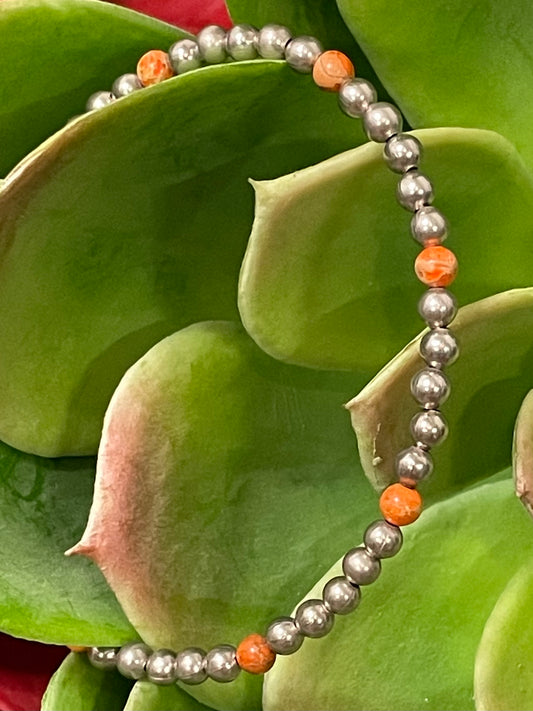 Little Bit of Orange Bracelet