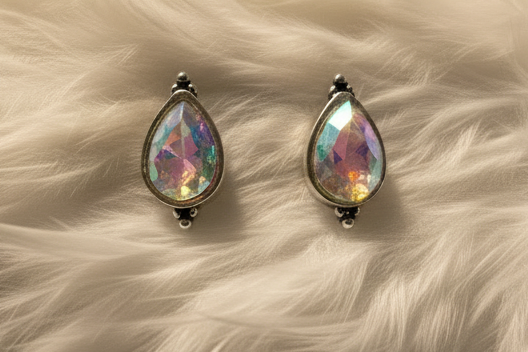Prism Glow Stud Earrings