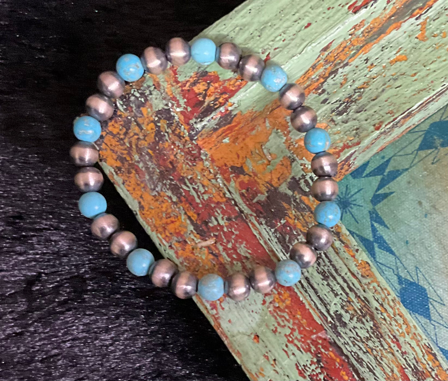 Victoria Sterling Turquoise Bracelet