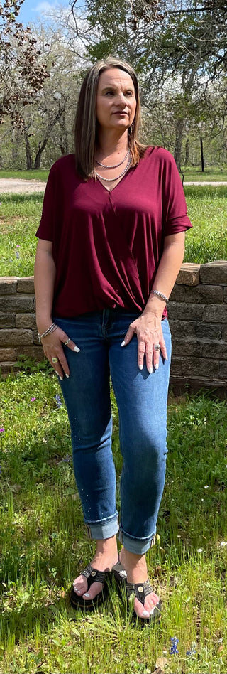 Women’s lightweight boutique top with soft flowy fit and elevated everyday style