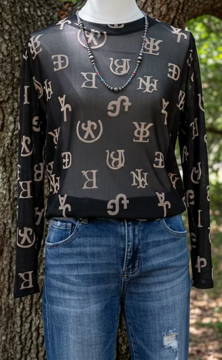Brandin’ Iron Mesh Top