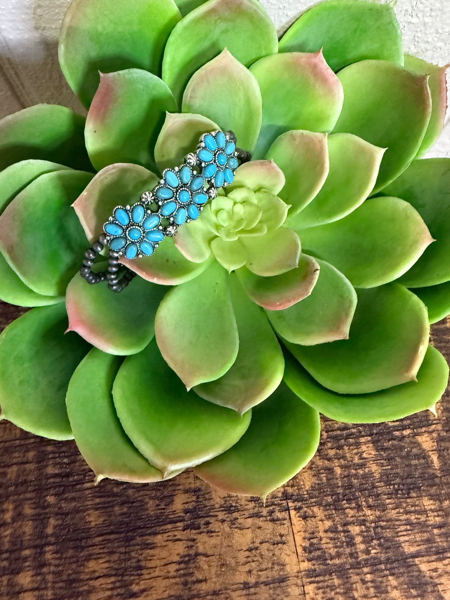 Turquoise Bloom Bracelet