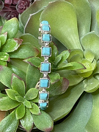 Square Stone Bangle