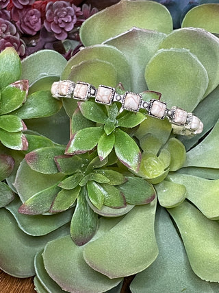 Square Stone Bangle