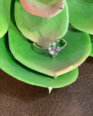 Saguaro Bloom Sterling Ring