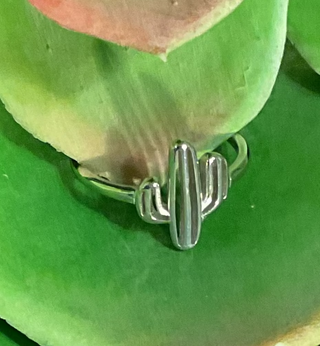 Silver Saguaro Sterling Ring