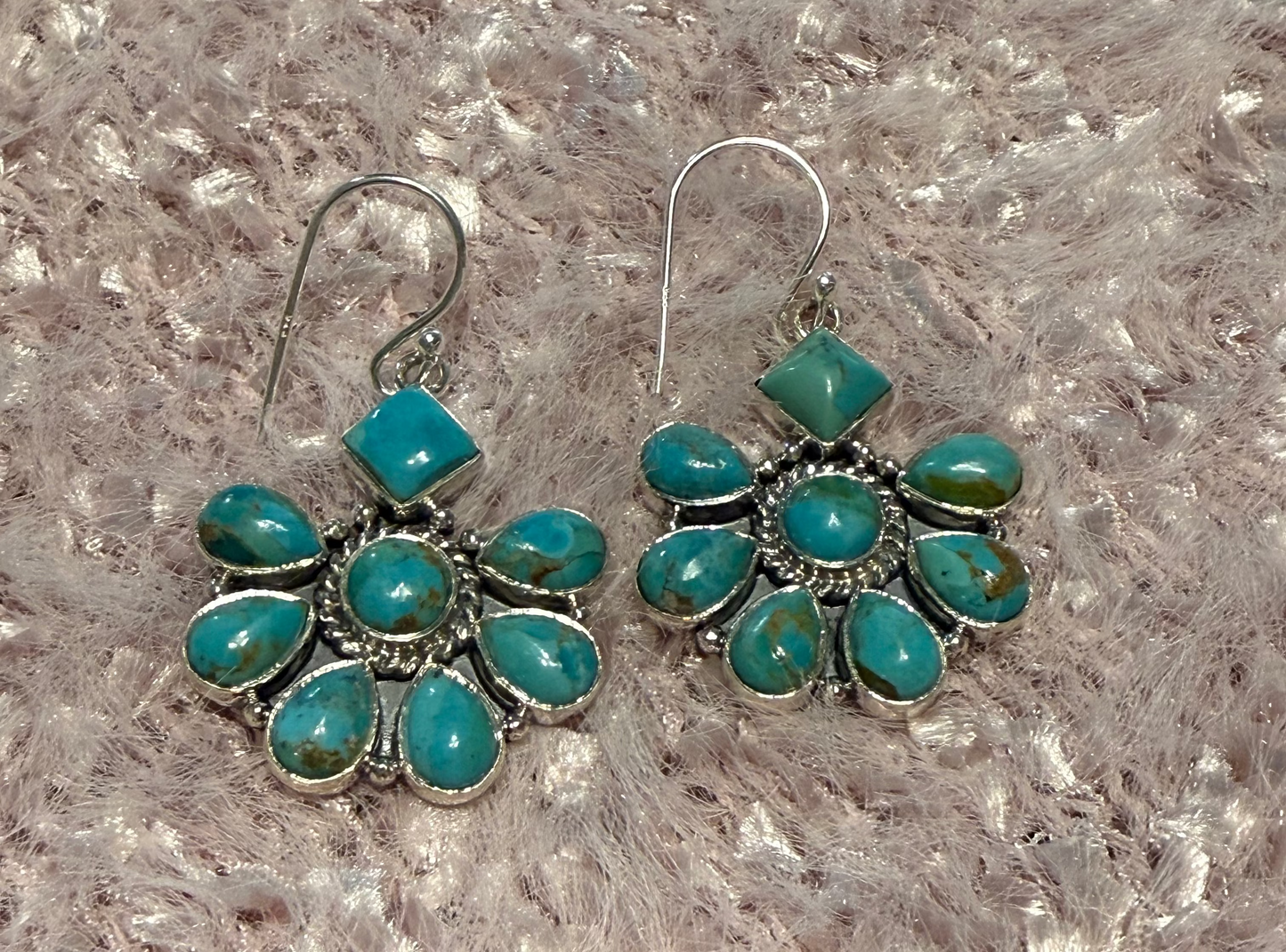 Frontier Bloom Turquoise Earrings