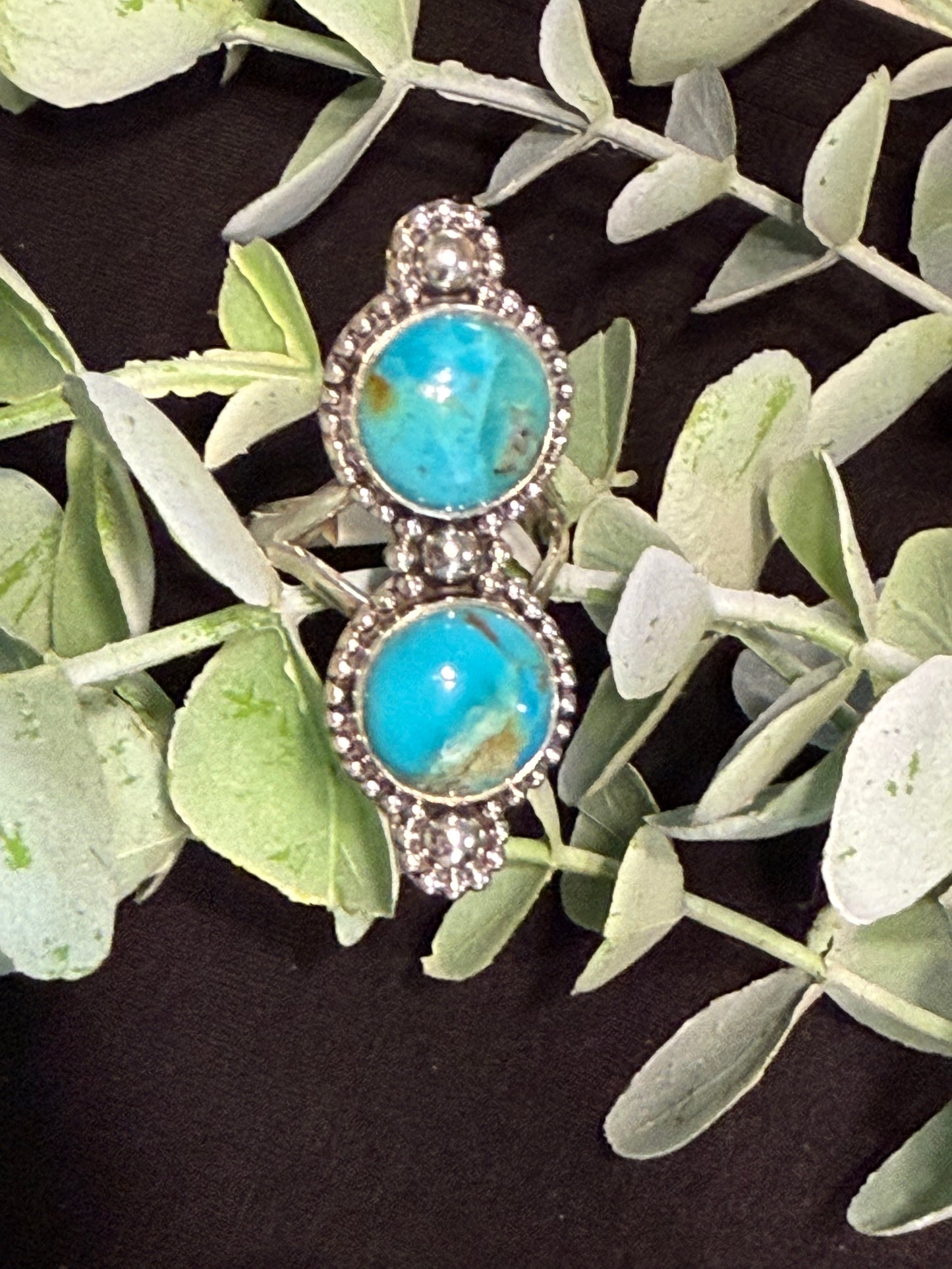 Twin Rivers Turquoise Ring