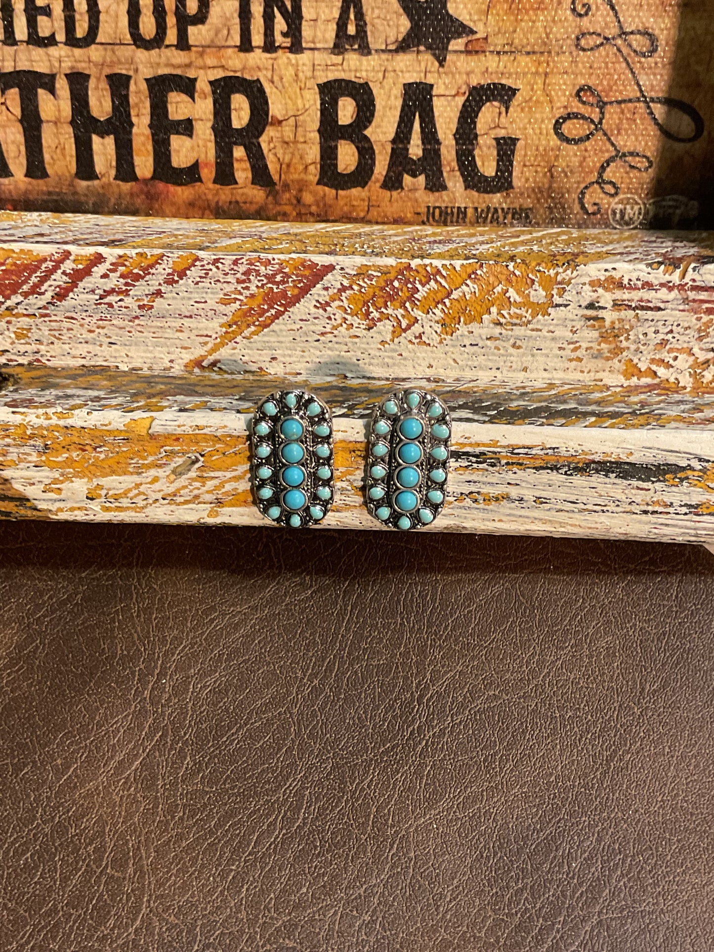 Desert Bloom Oval Earrings