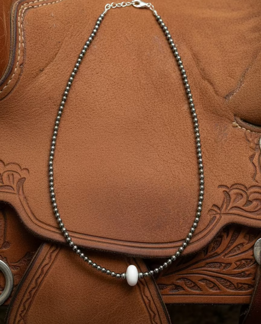 Sagebrush Rose Sterling Choker