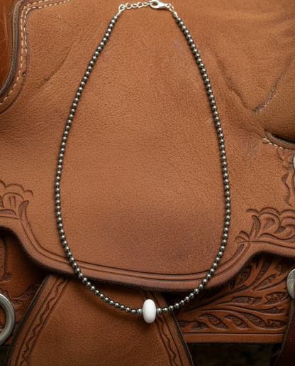 Sagebrush Rose Sterling Choker