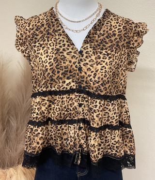 Wild Romance Leopard Top