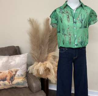 Lariat Bloom Blouse