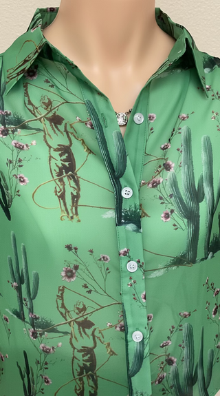 Lariat Bloom Blouse