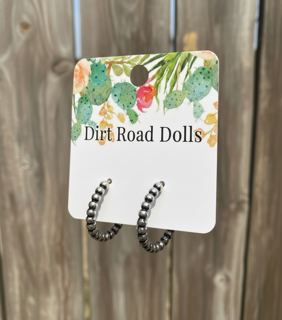 Ranchhouse Dot Hoops