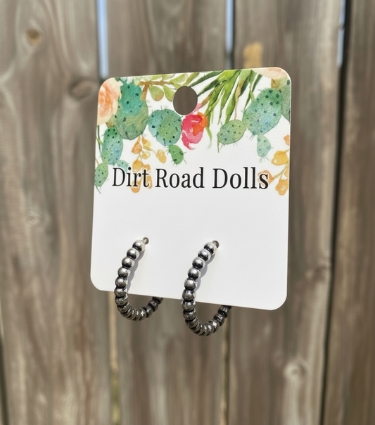 Ranchhouse Dot Hoops