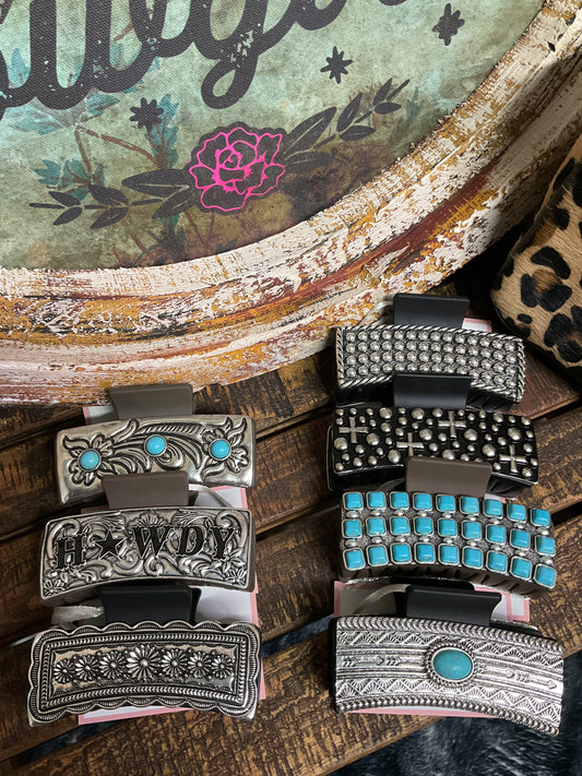 Rodeo Diva Hair Clips