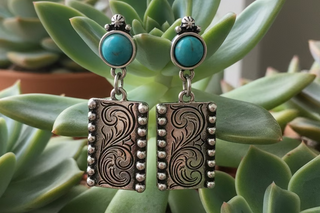 High Plains Scroll Earrings