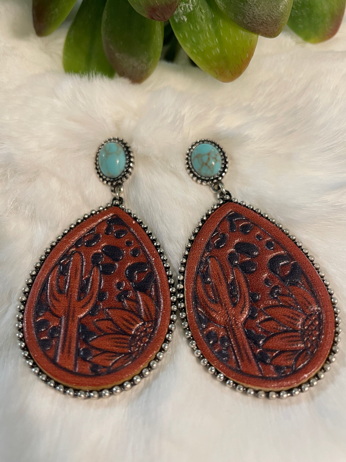 Riggin' Leather Earrings