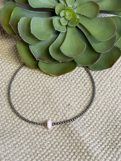 Sagebrush Rose Sterling Choker