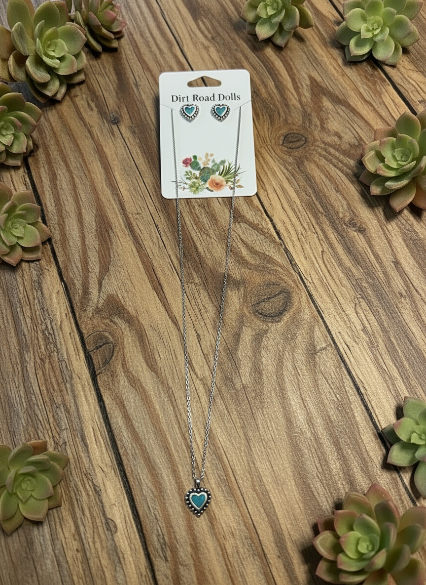 Heartline Halo Jewelry Set