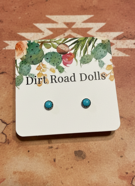 Turquoise Tidbit Studs