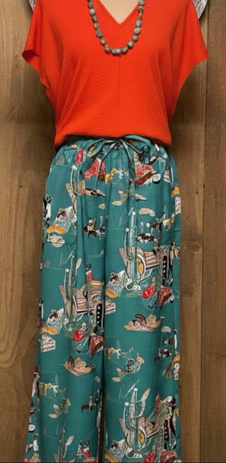 Midnight Roundup Wide Leg Pants