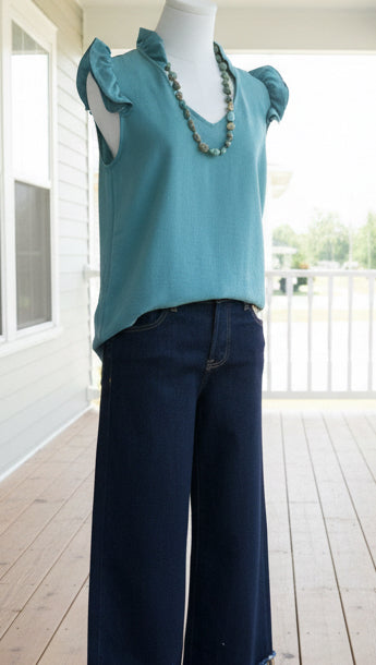 Sweet Grace Ruffle Top