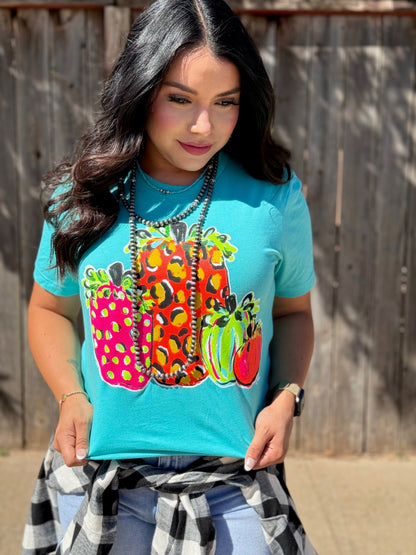 Callie Ann Stelter Neon Pumpkins Tee