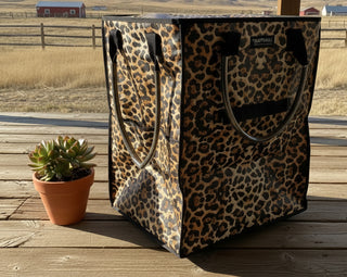 Roll With It Leopard Large Tote