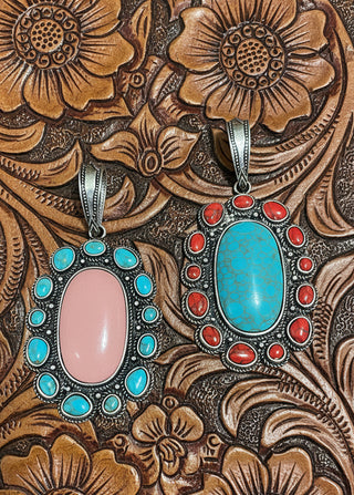 Painted Lady Statement Pendant