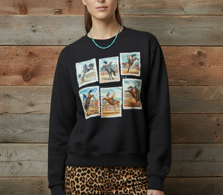 Postmarked Rodeo Crewneck