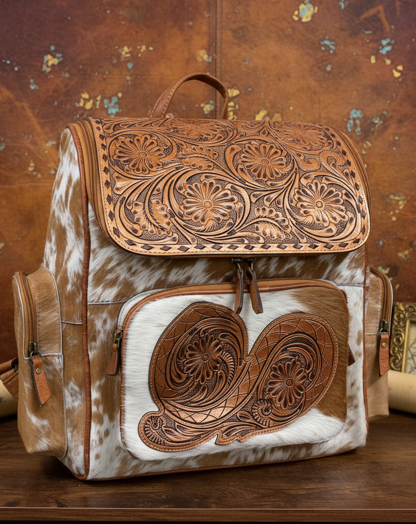 Ranch Hand Cowhide Backpack
