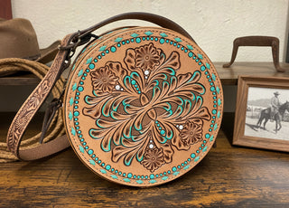 Tooled in Turquoise Canteen Bag